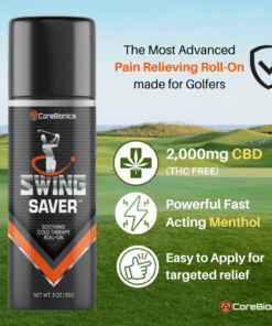 Swing Saver is the most advanced pain relieving roll-on.